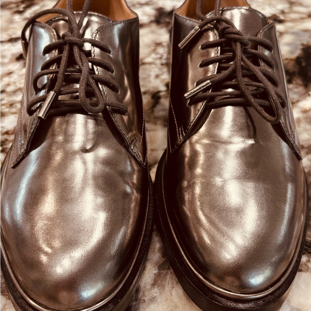 Vince Camuto Metallic Brown Oxfords size 7